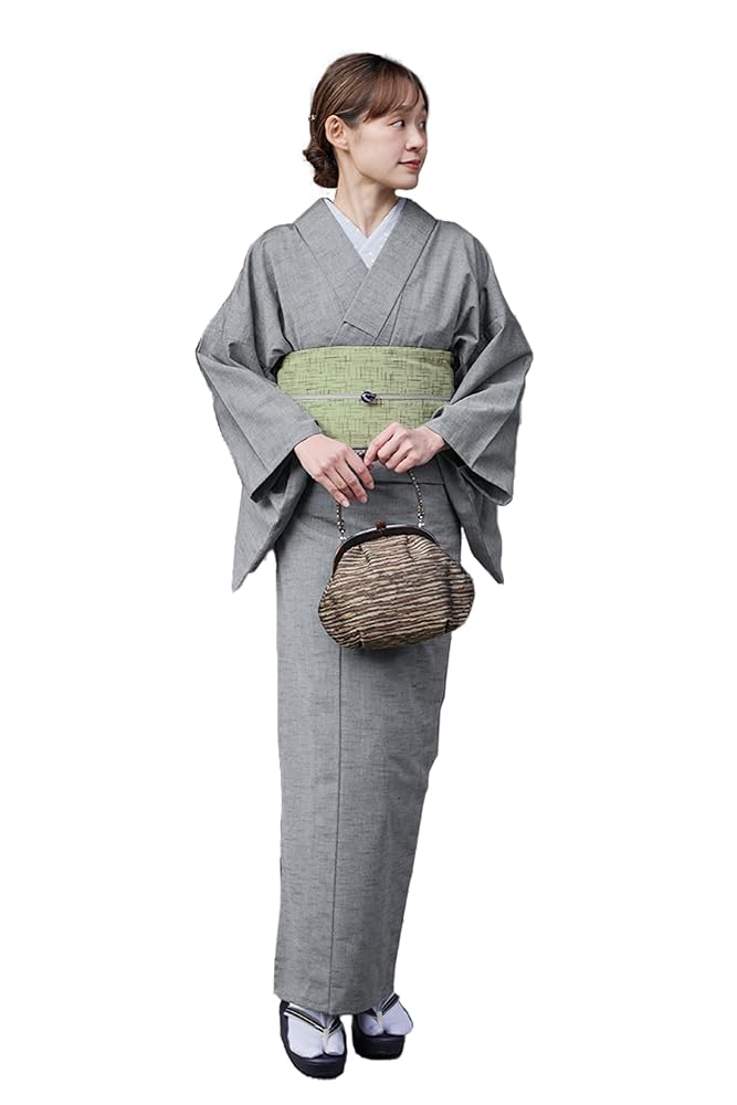 【単衣夏着物】浴衣 楊柳 洗える木綿着物 単衣夏着物】浴衣 楊柳 洗える木綿着物